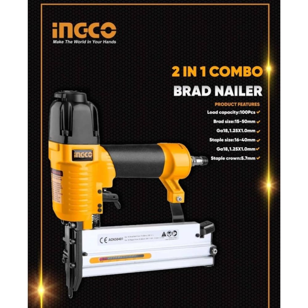 2 IN 1 Combo Brad Nailer