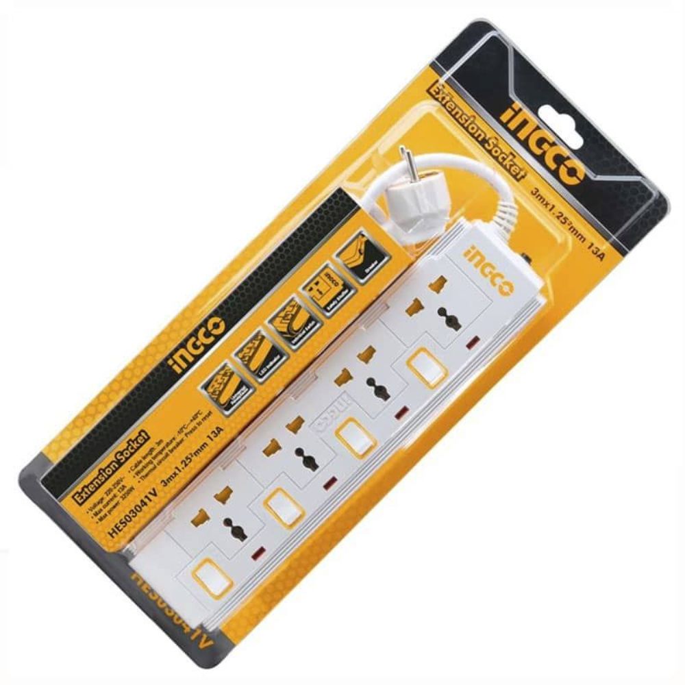 4 Way Extension Socket